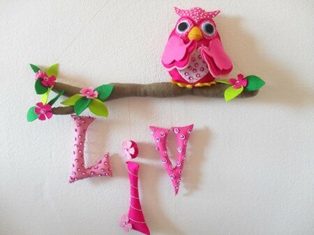 Patroonblad Geboortehanger