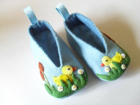 Patroonblad Babyslofjes eendjes