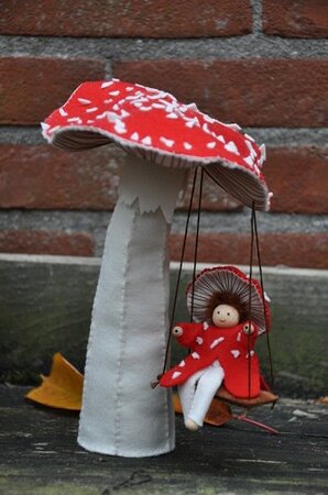 Patroonblad Paddestoelplezier