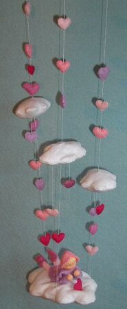 Patroonblad In de wolken