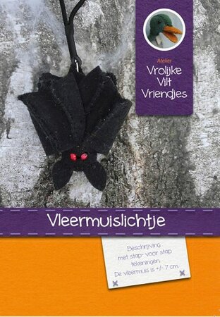 Pakket Halloween vleermuislichtje