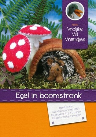 Pakket Egel in boomstronk