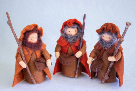 Pakket Kerstgroep drie herders