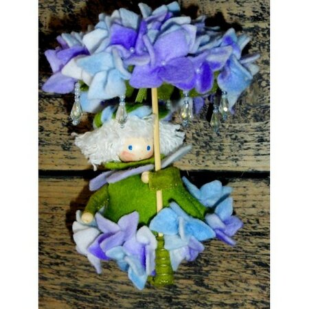 Pakket Bloemenhanger hortensia  blauw-lila