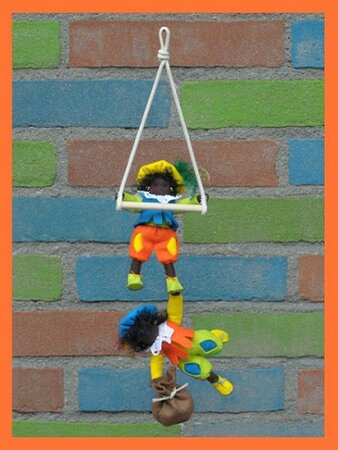 Pakket Trapeze pietjes geel/groen