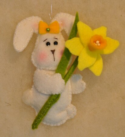 Pakket Paashaas met narcis