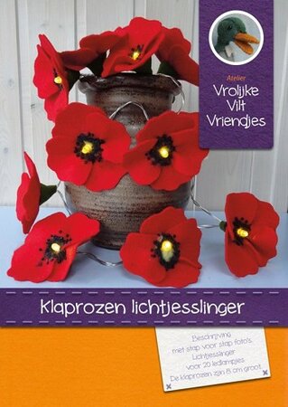 Pakket Klaprozen lichtjesslinger