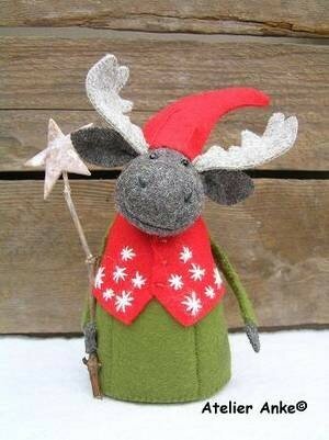 Pakket Moosie een grappig kerst eland