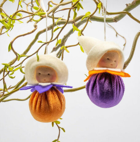 Pakket De zusjes bol oranje paars