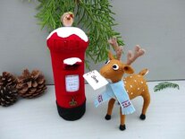 Patroonblad Kerstpost