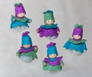 Pakket Bloesem bommeltjes mint