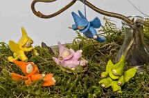 Pakket Mini elfen in vrolijke lente kleuren