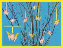 Pakket Twee kaboutertjes op een ei geel