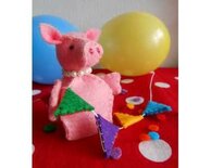 Pakket Feestvarken vingerpopje