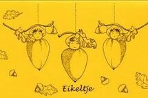 Pakket voor het maken van twee eikeltjes