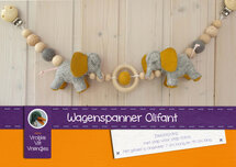 Wagenspanner Olifant grijs