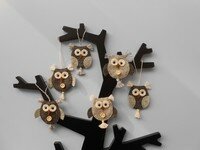 Pakket 6 Uiltjes in grijstinten