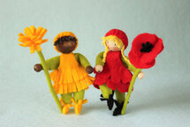 Pakket Bloemenkinderen Paardenbloem en Klaproos