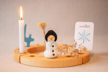 Pakket Sneeuwpop steker