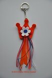 Pakket Sleutelhanger kroon oranje