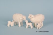 Patroonblad Schapen en lammetjes (Hoera het is weer lammertijd!)
