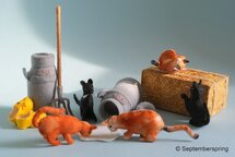 Patroonblad Boerderijkatten