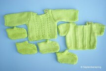 Patroonblad Gebreide truitjes en slofjes voor Poppie