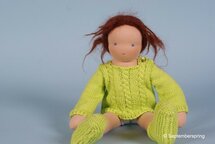 Patroonblad Gebreide truitjes en slofjes voor Poppie