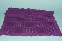 Patroonblad Gebreid dekentje voor Poppie