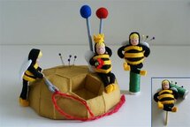 Patroonblad Bijensteek.