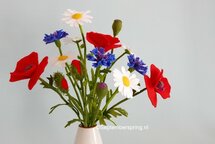 Patroonblad Veld Boeket