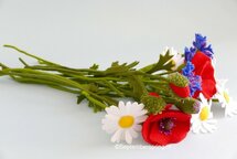 Patroonblad Veld Boeket