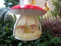 Paddenstoelen huisje.