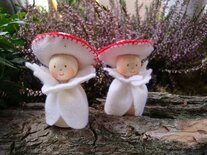 Paddestoel mompelmannetje groot.