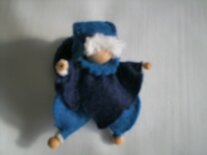 Kabouter broche blauw