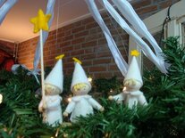 Drie lichtdragertjes