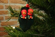 Kersthanger hulst tweeling