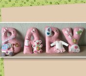 Patroonblad Baby Roze