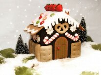 Patroonblad Gingerbread house