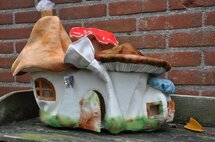 Patroonblad Paddenstoelenhuis