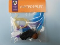 Hoofd piet materiaalzakje