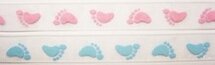 Lint met roze voetjes