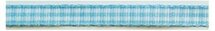Lichtblauw geruit lint 4mm