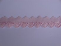 Roze broderiekant