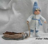 Pakket Henrik  met slee