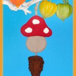 Pakket Dennenappel paddenstoel