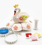 Pakket Speldenkussen zwaan prik aan