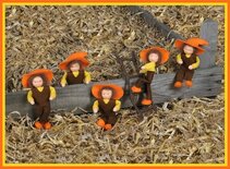 Pakket Vijf pompoenkabouters