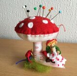 Pakket Paddenstoel speldenkussen