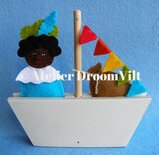 Pakket Bootje met zwarte Piet